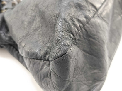 BALENCIAGA The City Hand Shoulder Bag in Black