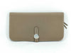 HERMES Dogon GM Etoupe X Stamped Wallet
