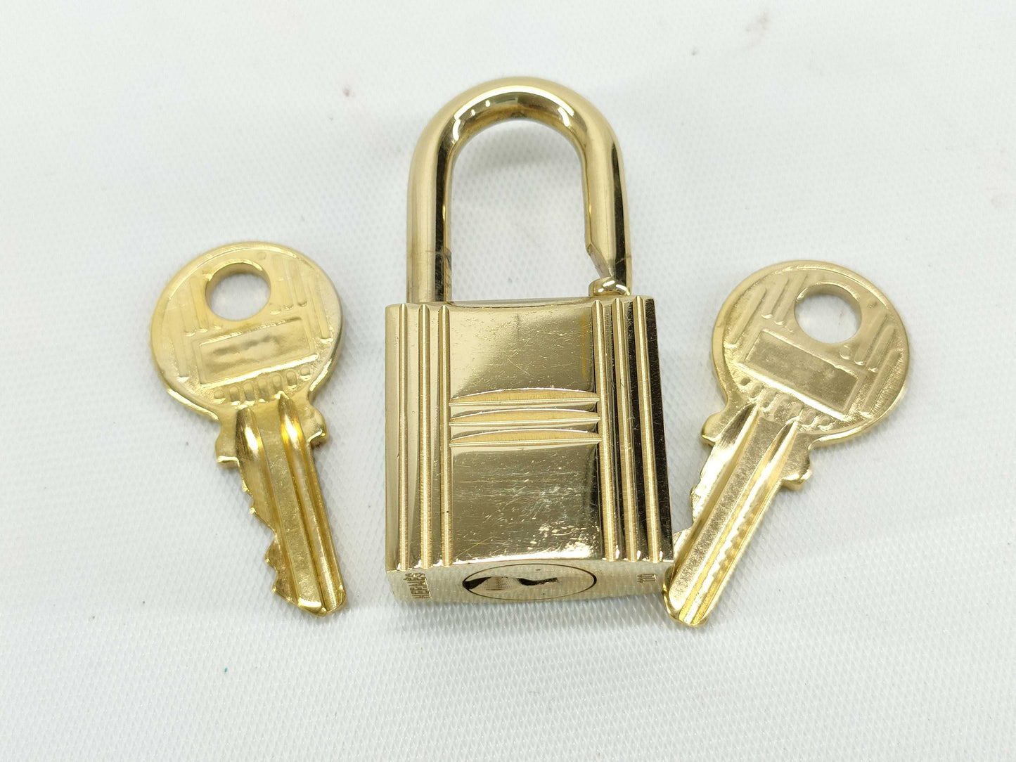 HERMES Cadena x 2 Key Set Gold Other Accessories