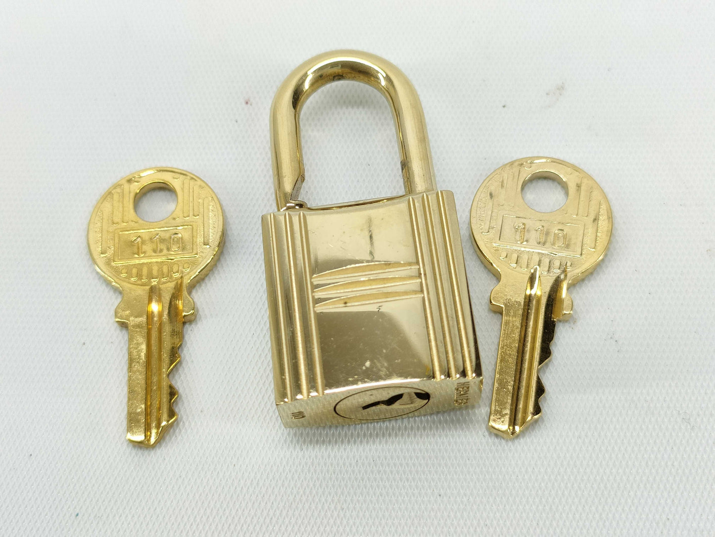 HERMES Cadena x 2 Key Set Gold Other Accessories