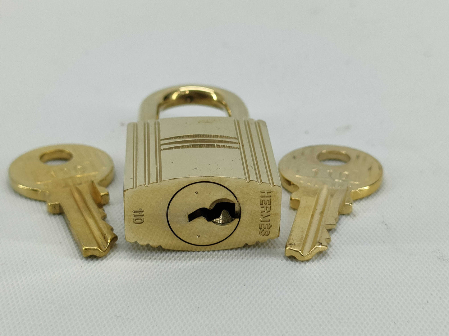 HERMES Cadena x 2 Key Set Gold Other Accessories