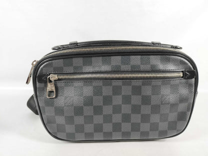 LOUIS VUITTON Monogram Graffiti Umbrella Damier Graphite Body Bag N41289 Shoulder Bag