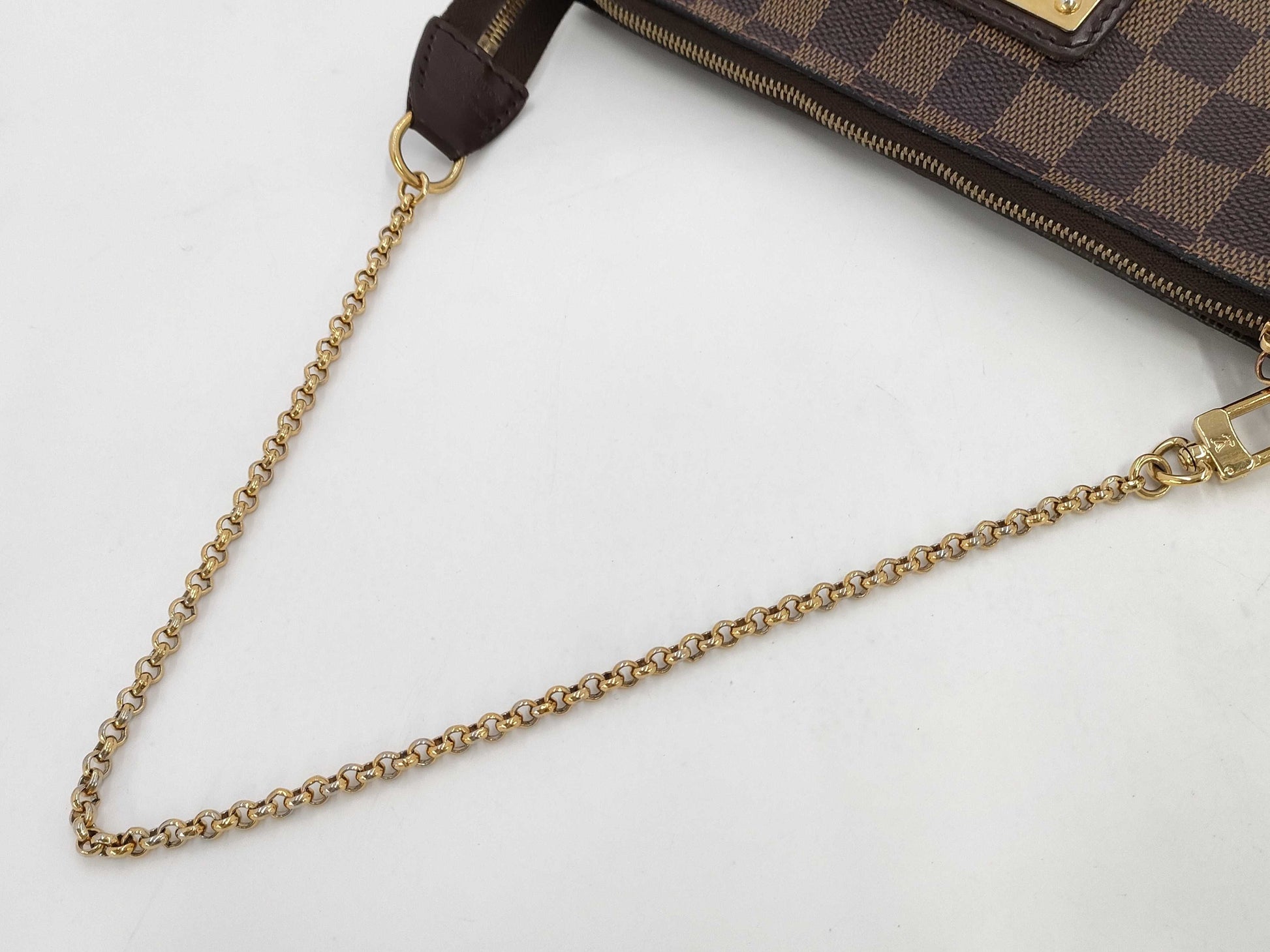 LOUIS VUITTON Louis Vuitton Damier Ebene Eva Shoulder Bag