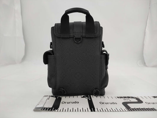 LOUIS VUITTON Louis Vuitton Taurillon Monogram Nano Christopher Backpack M83164