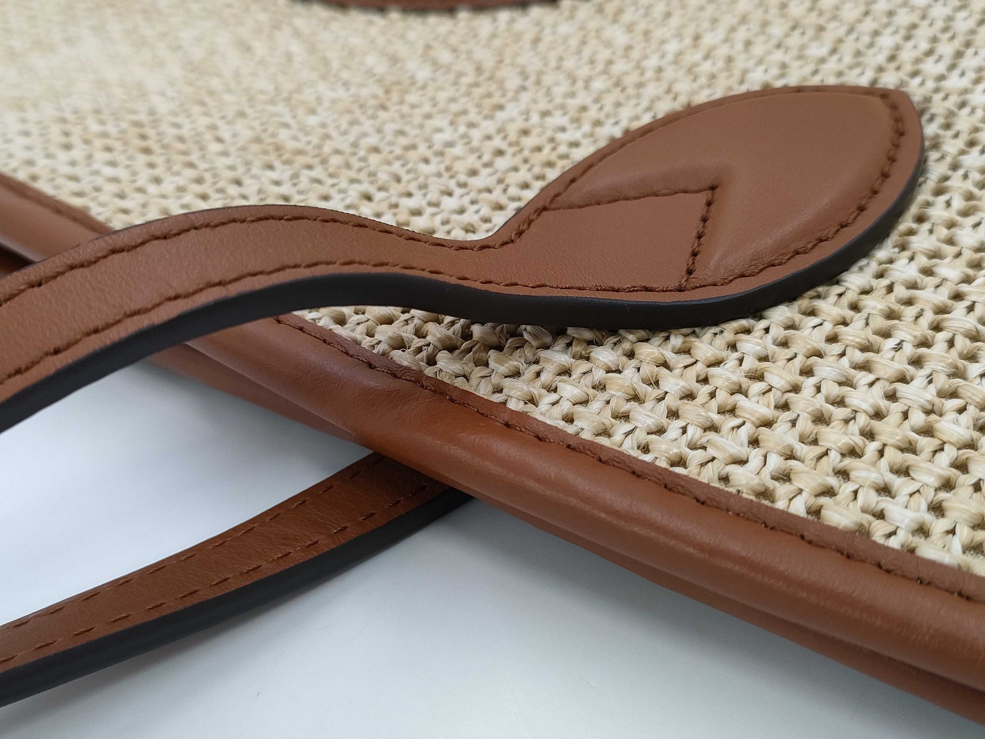 LOUIS VUITTON Knit Raffia Saint Jacques NM Tote M59963 Tote Bag