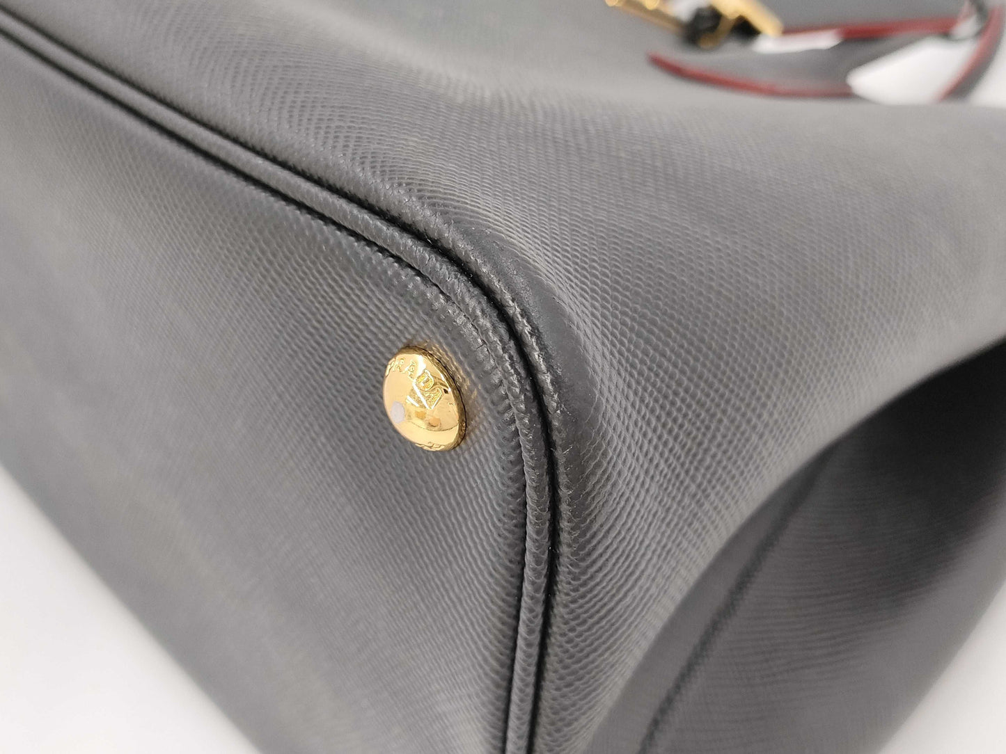 PRADA PRADA Saffiano Cuir Double Tote Bag, Medium, 1BG756