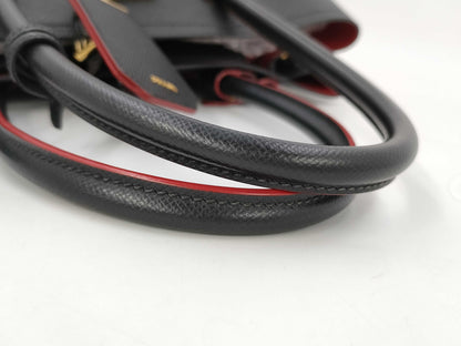 PRADA PRADA Saffiano Cuir Double Tote Bag, Medium, 1BG756