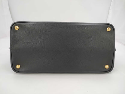 PRADA PRADA Saffiano Cuir Double Tote Bag, Medium, 1BG756