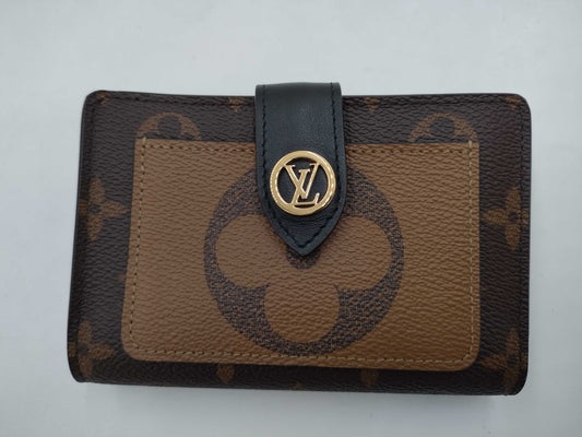 LOUIS VUITTON Monogram Canvas Giant Reverse Canvas Portefeuille Juliette M69432 Wallet