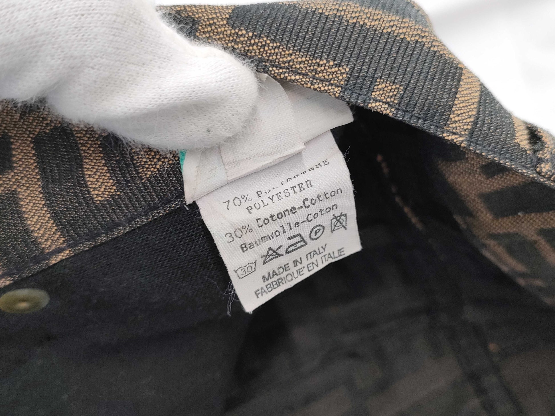 FENDI Zucca Pants Brown 41/27 inch