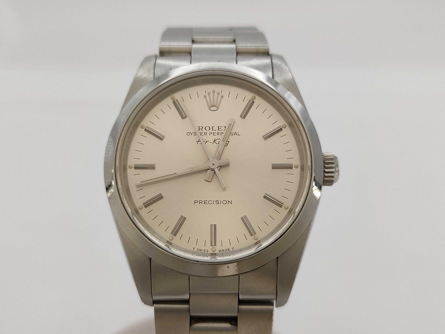 ROLEX 14000 X763986 Silver Dial Boys' Watch
