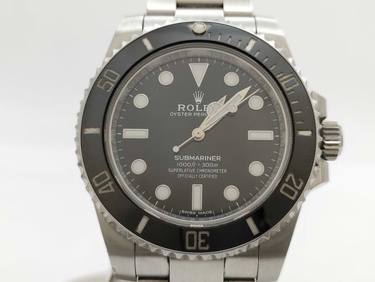 ROLEX 114060 HM905758 Black Dial Men's Watch