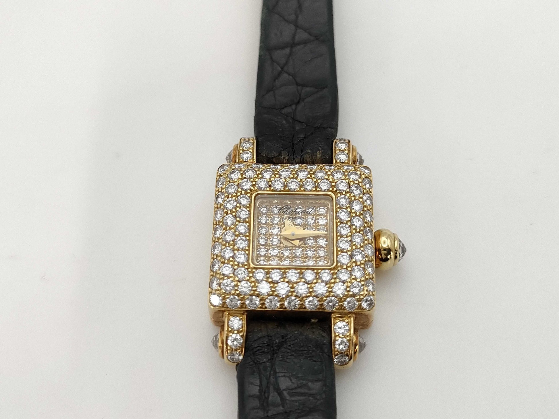 Chopard Classic Square 484278 437 1 Hand-wound 18K Gold Women's Watch