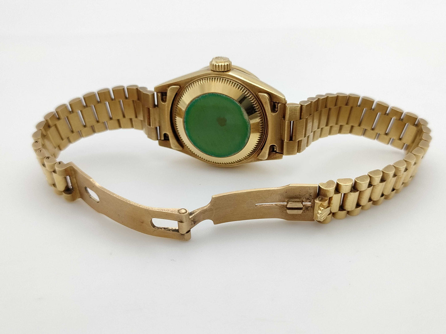 ROLEX 69138 9686805 Pavé Diamond and Sapphire Women's Watch