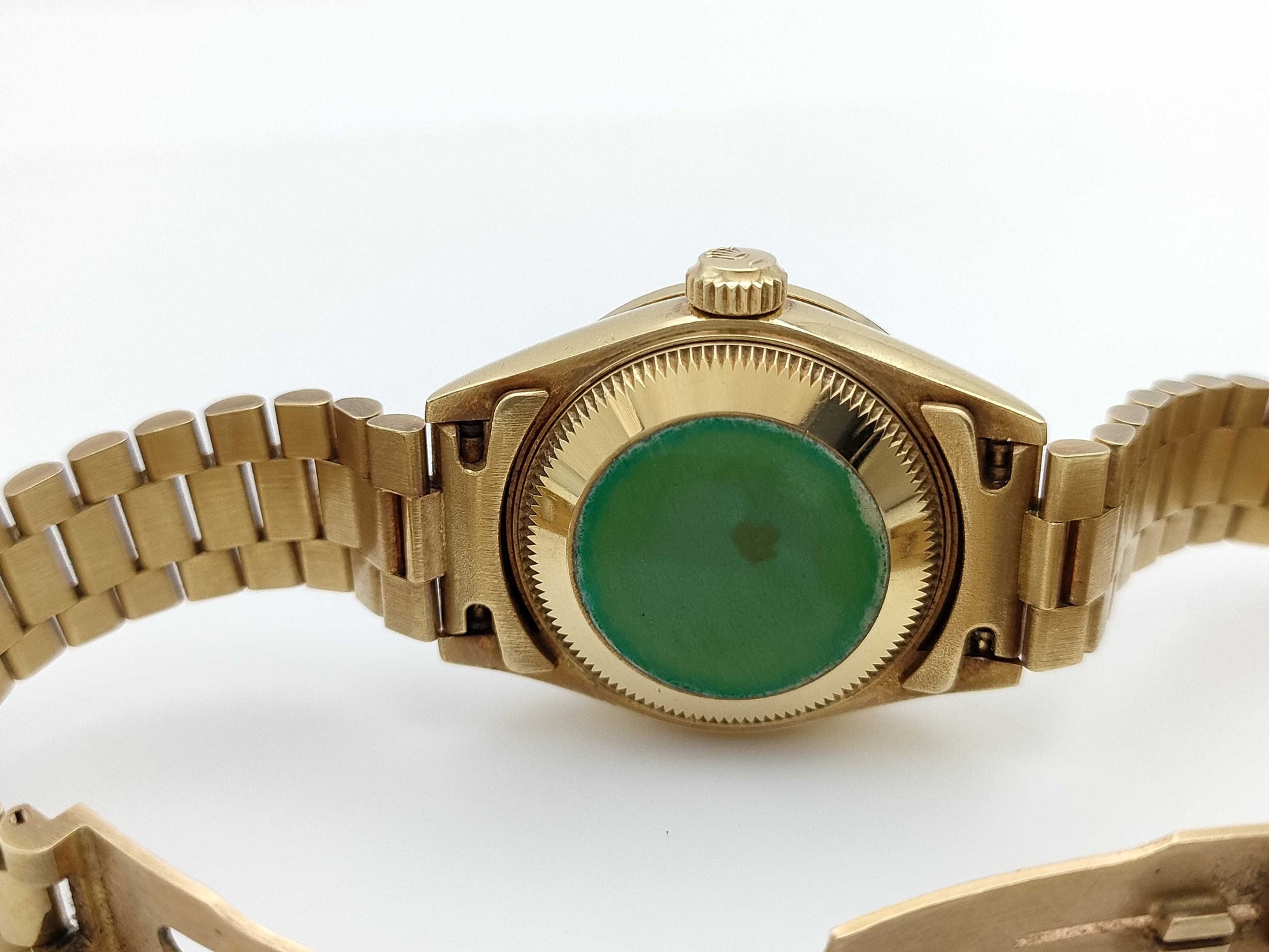 ROLEX 69138 9686805 Pavé Diamond and Sapphire Women's Watch