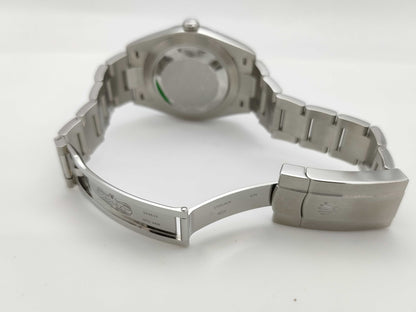 ROLEX 124300 5E9073L1 Green Dial Men's Watch