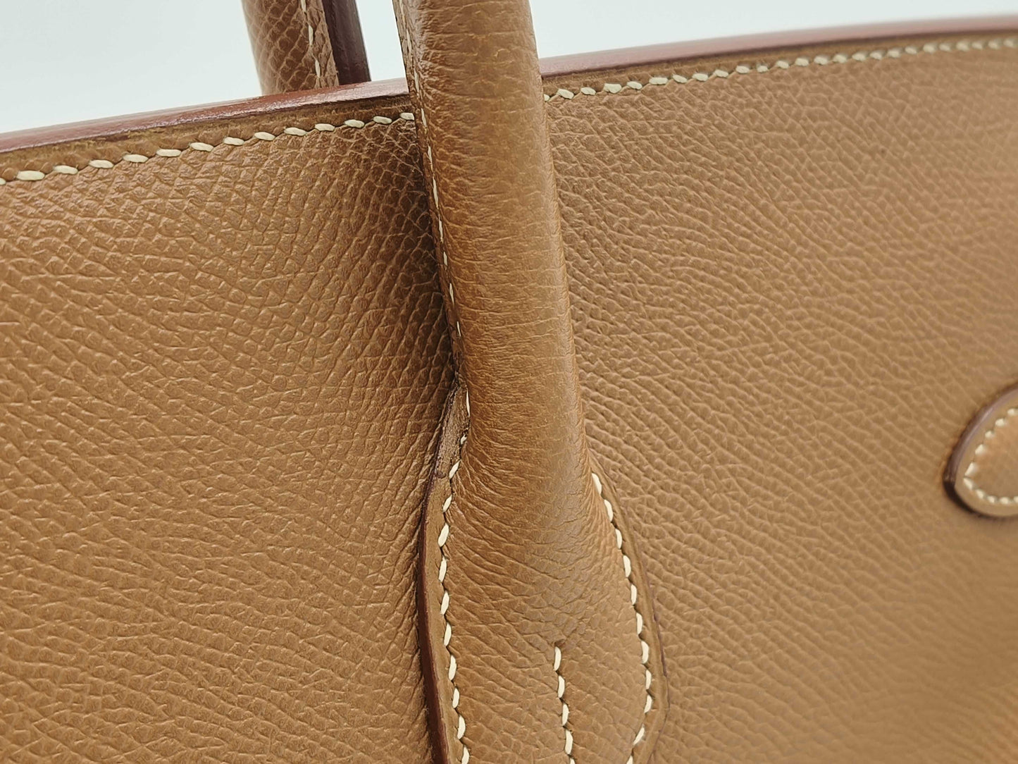 HERMES Birkin 40 Couchvel Handbag with B Stamp