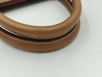 HERMES Birkin 40 Couchvel Handbag with B Stamp