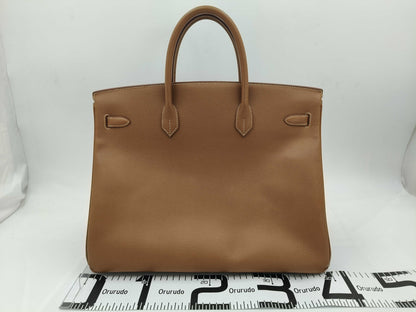 HERMES Birkin 40 Couchvel Handbag with B Stamp
