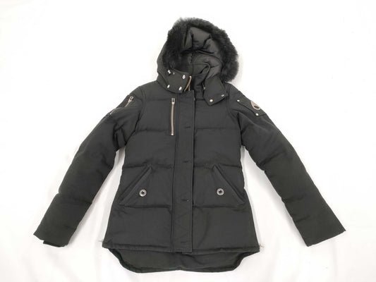 Moose Knuckles Down Coat MK2229L3Q Logo Fittings