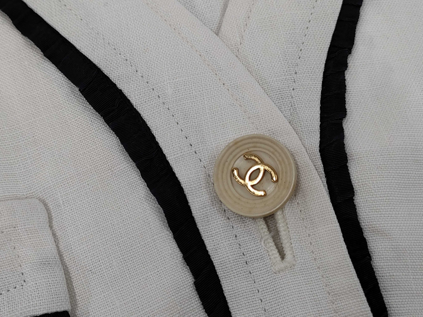 CHANEL Baseball Shirt Jacket 90s