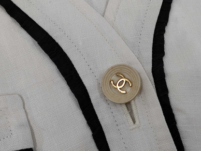 CHANEL Baseball Shirt Jacket 90s