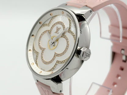 LOUIS VUITTON Tambour QA021 TO8285 Shell Dial Quartz Men's Watch
