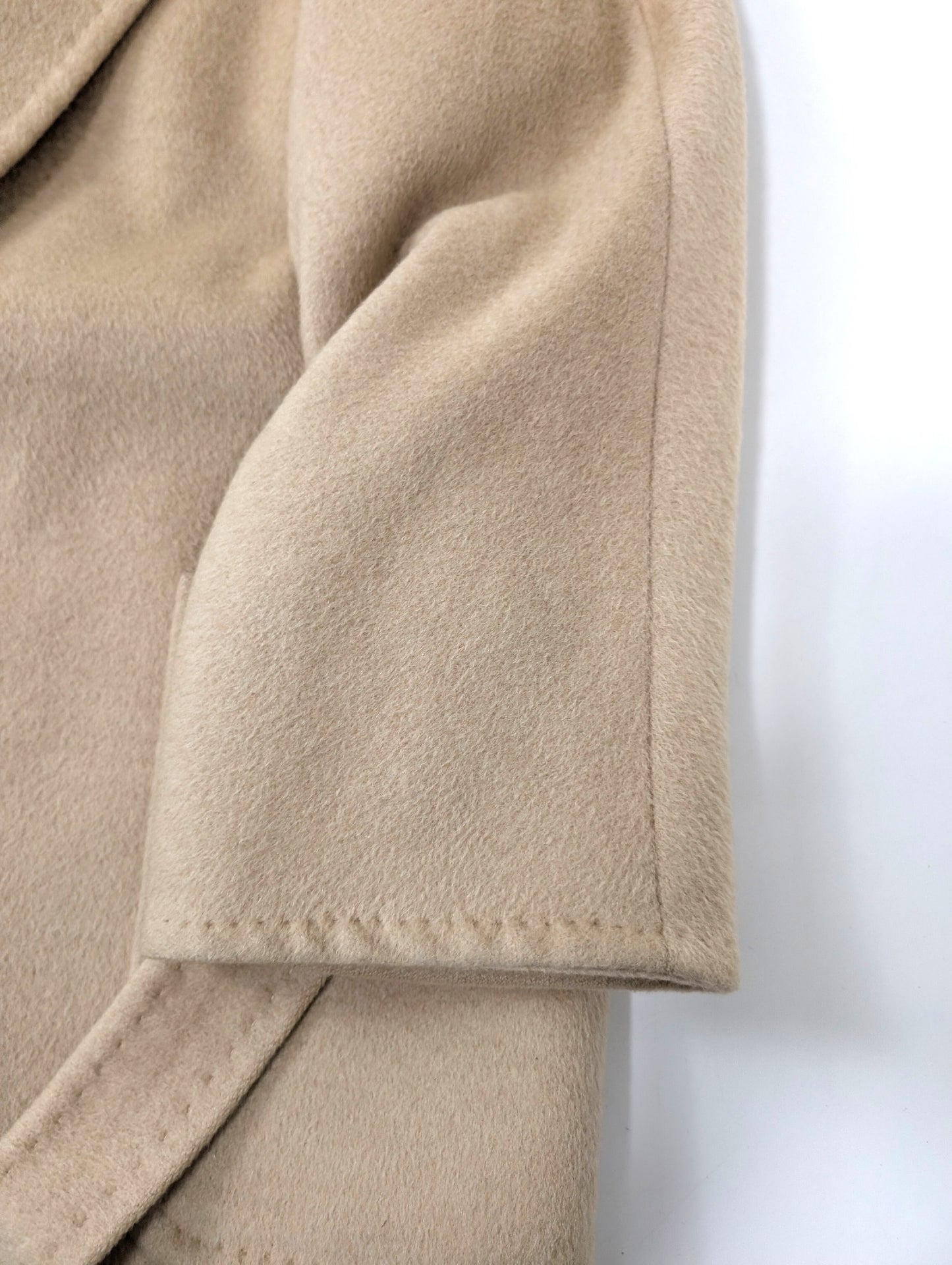 MaxMara 100% Camel Belted Coat