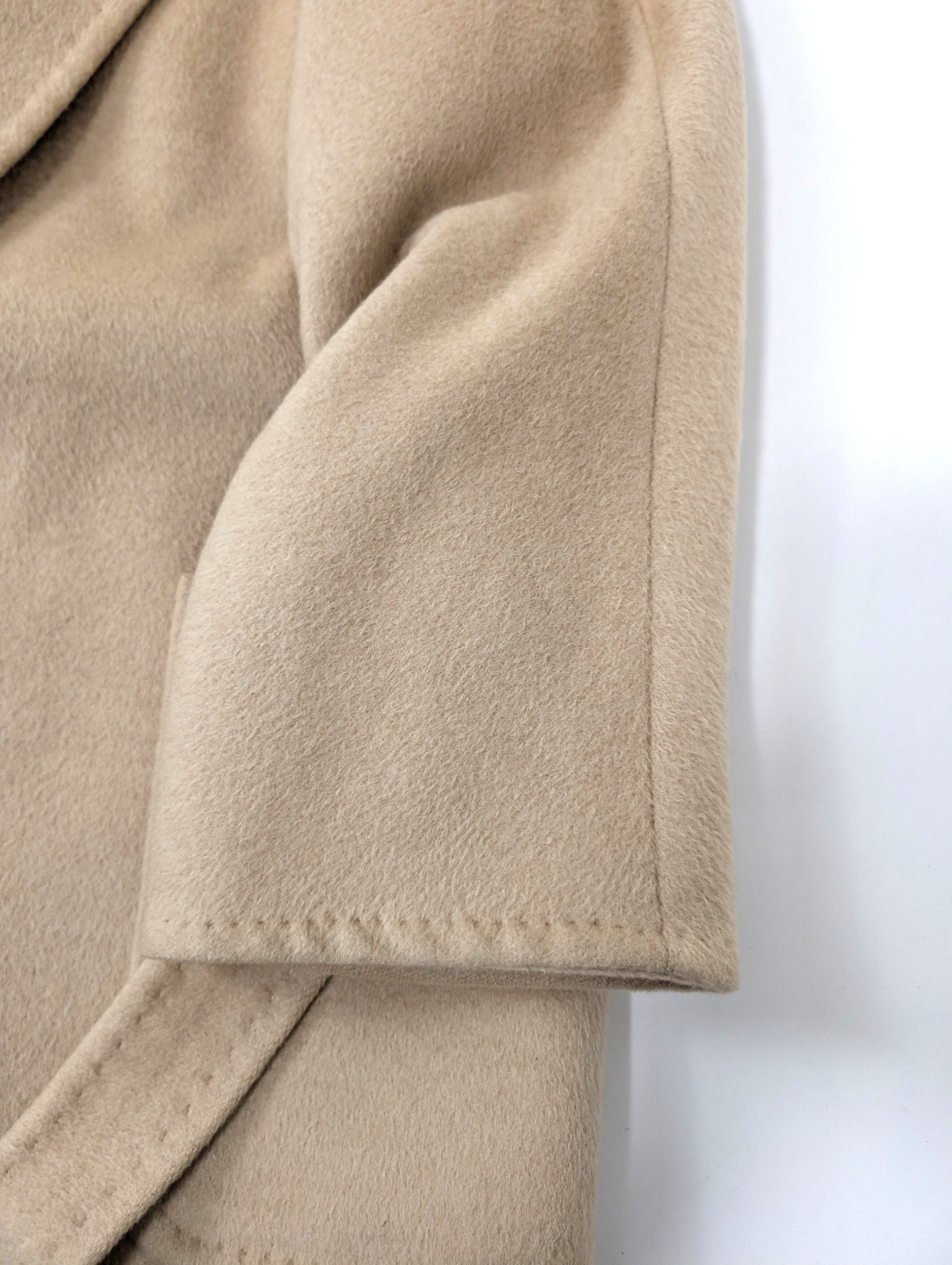 MaxMara 100% Camel Belted Coat
