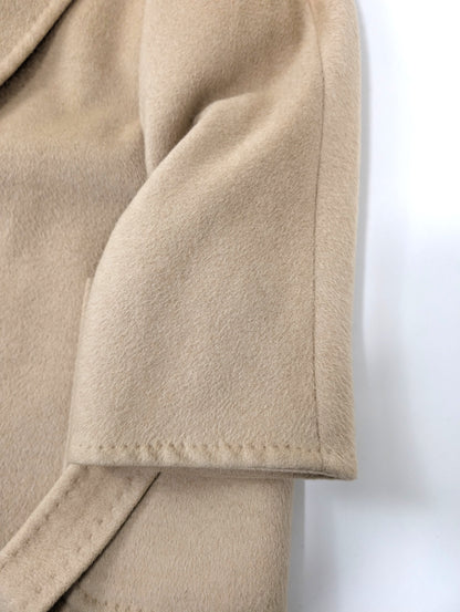 MaxMara 100% Camel Belted Coat