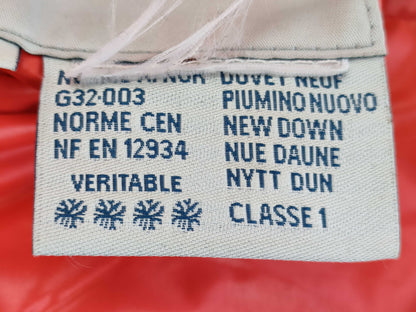 MONCLER Men's Down Jacket with Large Logo and Embroidered Patch, Tricolor