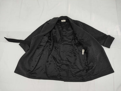 Yves Saint Laurent Saint Laurent Belted Coat Black Size 36 Dress