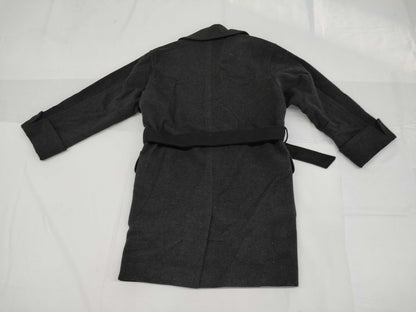 Yves Saint Laurent Saint Laurent Belted Coat Black Size 36 Dress