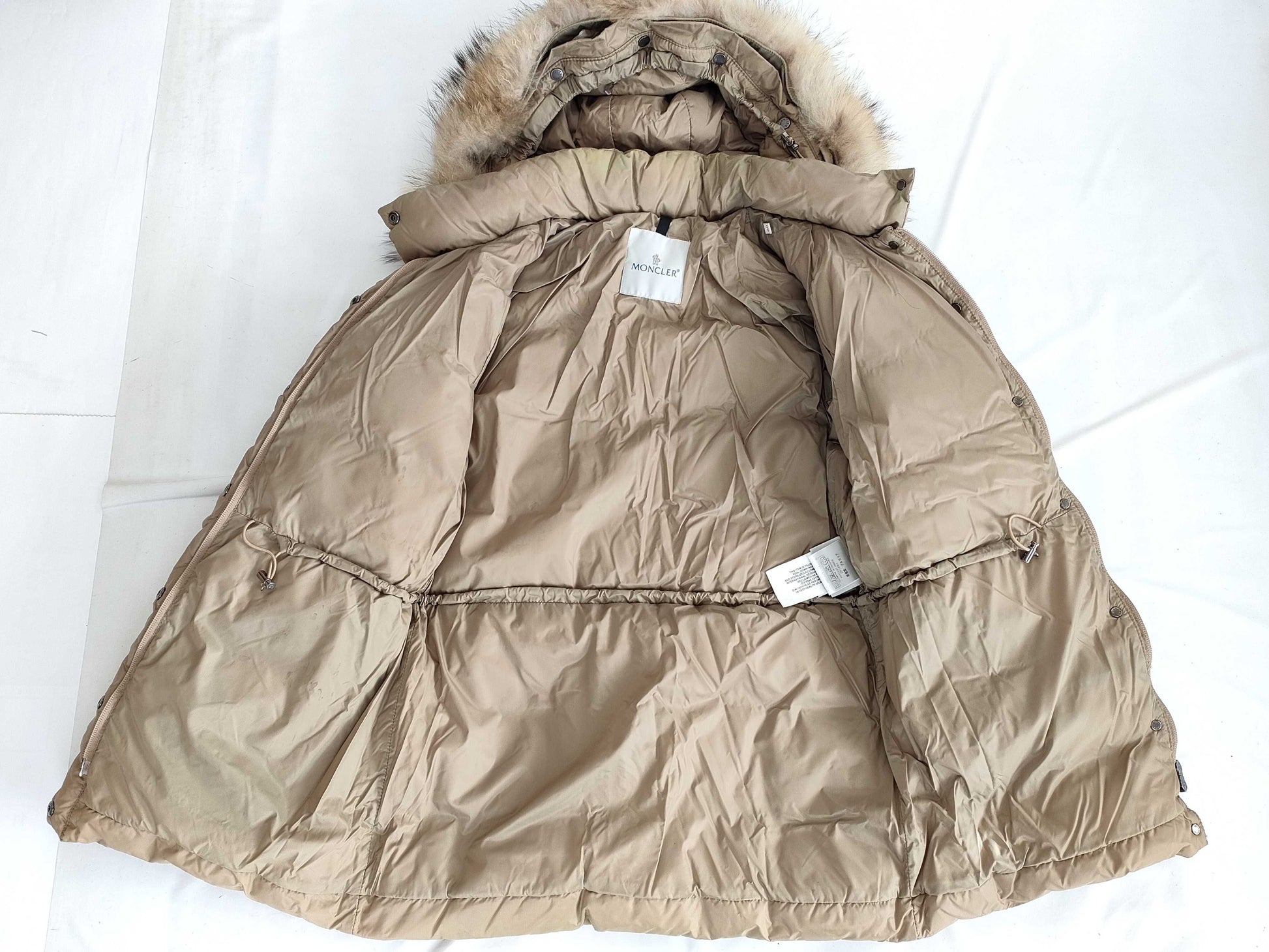 MONCLER Moncler fur down jacket