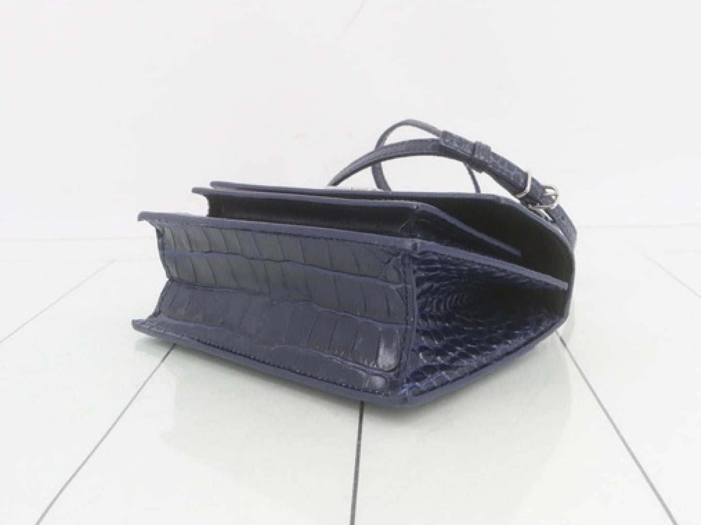 BALENCIAGA Bag Sharp XS Croco-Embossed Storage Bag Shoulder Bag