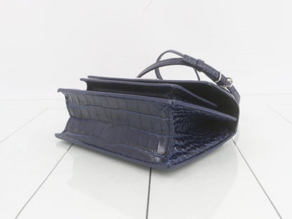 BALENCIAGA Bag Sharp XS Croco-Embossed Storage Bag Shoulder Bag