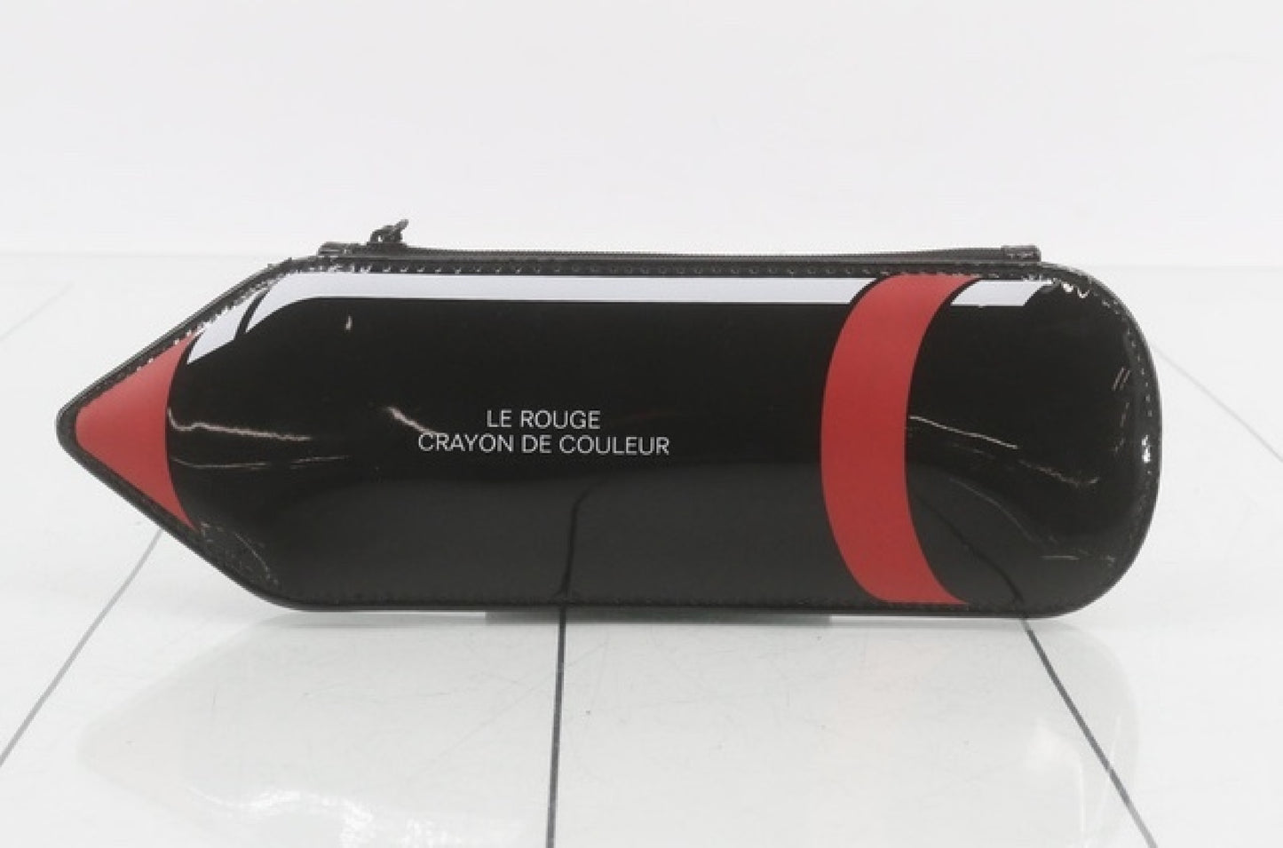 CHANEL Enamel Pencil Pouch Pouch with Box Pouch