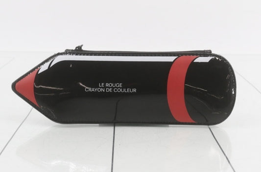 CHANEL Enamel Pencil Pouch Pouch with Box Pouch