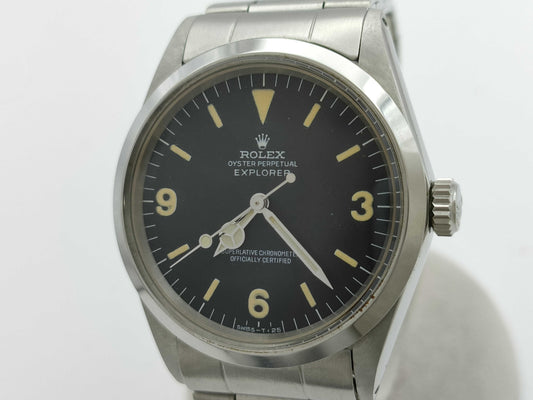 ROLEX 1016 2173382 Black Dial Tritium Oyster Breath Men's Watch