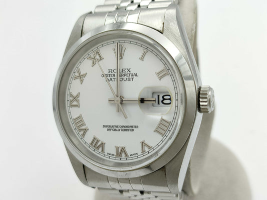 ROLEX 16200 Y371511 White Dial Jubilee Breath Men's Watch