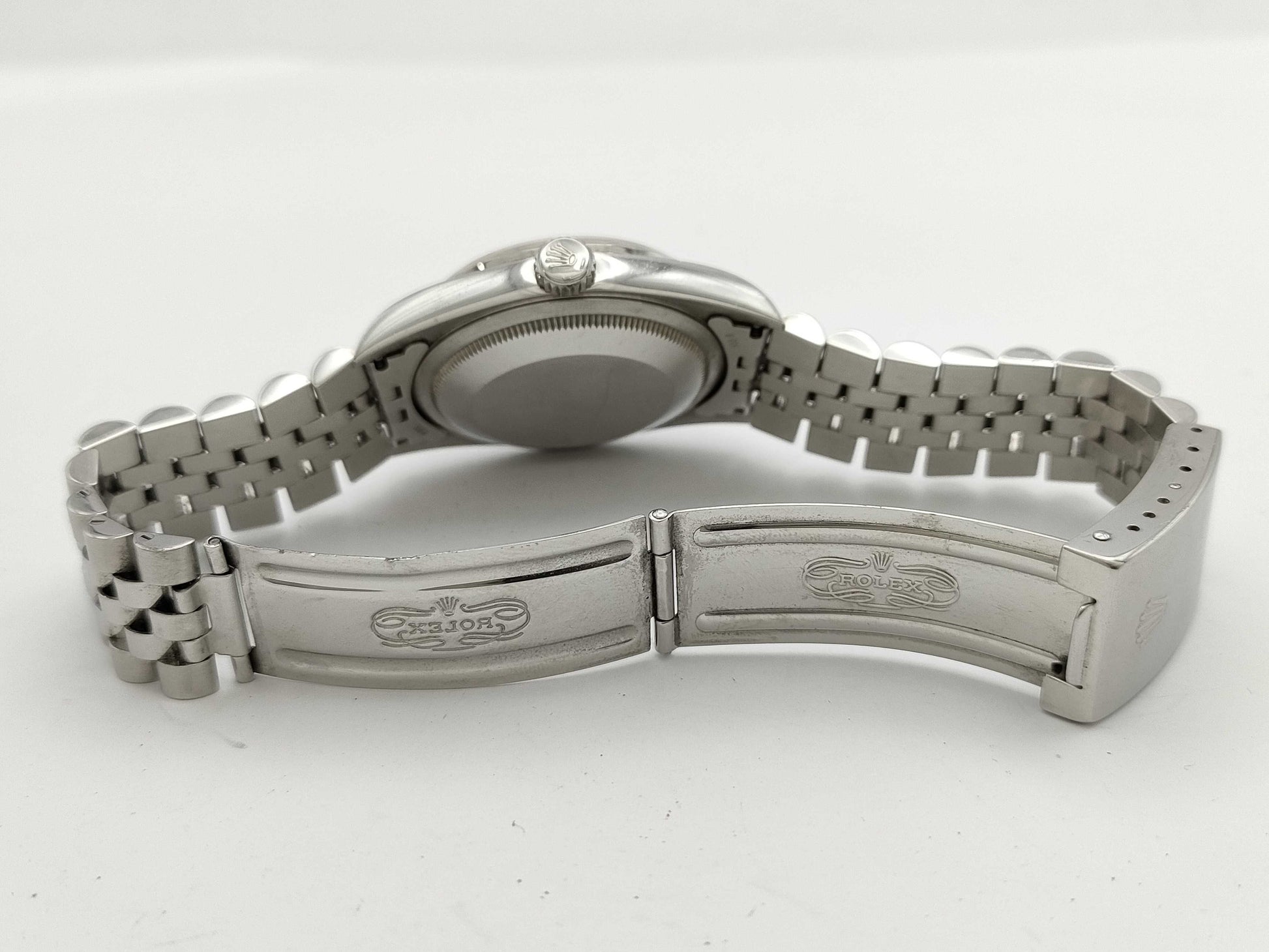 ROLEX 16200 Y371511 White Dial Jubilee Breath Men's Watch