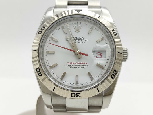 ROLEX 116264 D941925 White Dial Oyster Breath Men's Watch