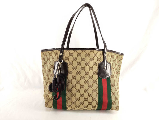 GUCCI GUCCI GG Canvas Tote Bag 211971.002122 Handbag