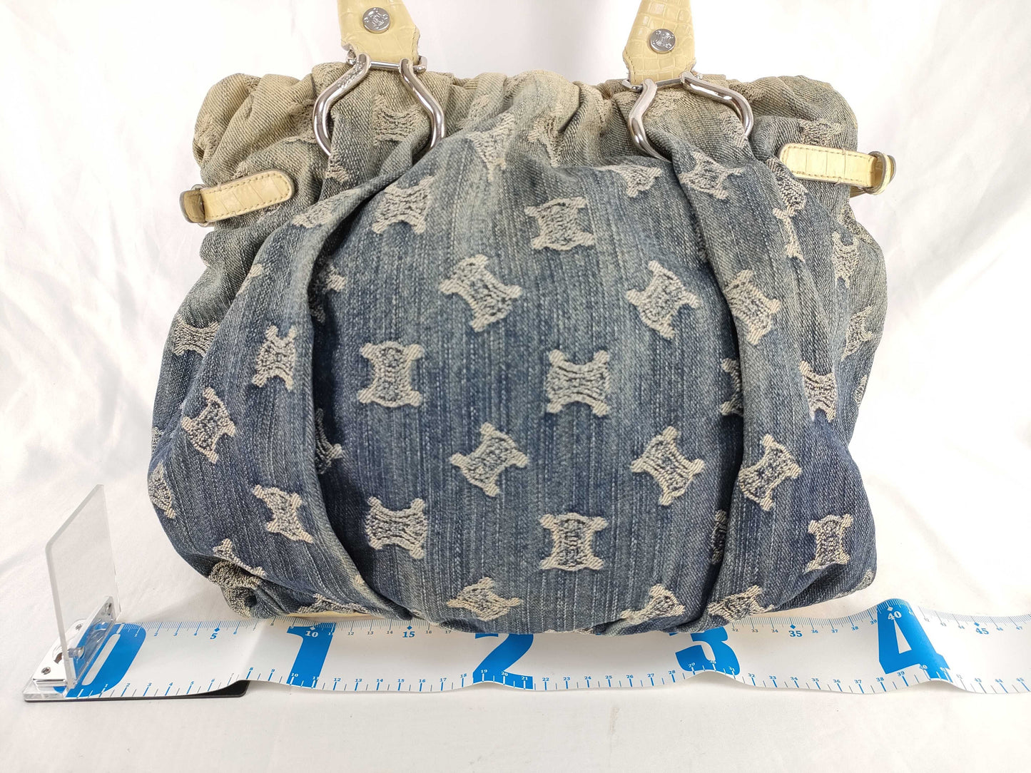 CELINE CELINE Denim Macadam Handbag Handbag