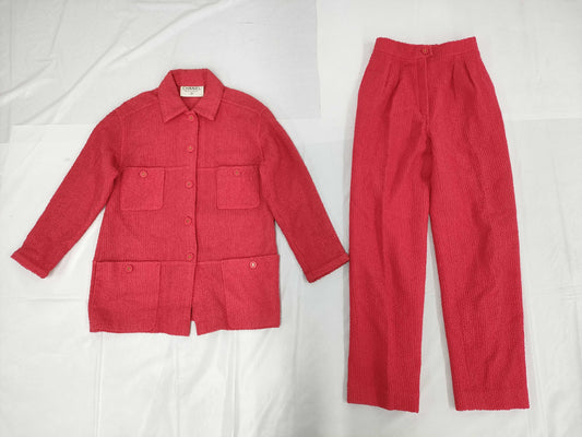 CHANEL 94P Set Up Tuck Pants P07019V04715 Size 38 Other Apparel