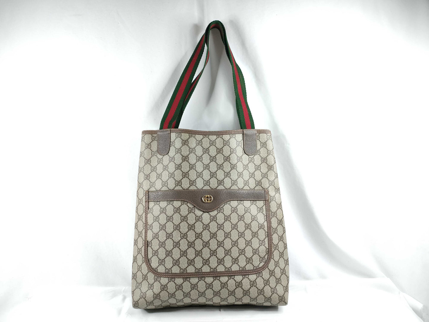 GUCCI Sherry Line PVC Tote Bag