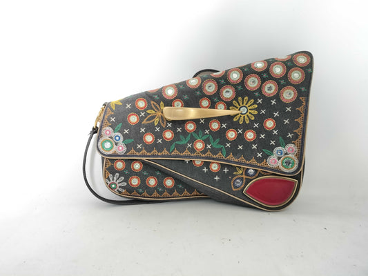 Dior Christian Dior Montaigne Chris Denim 1947 Shoulder Bag