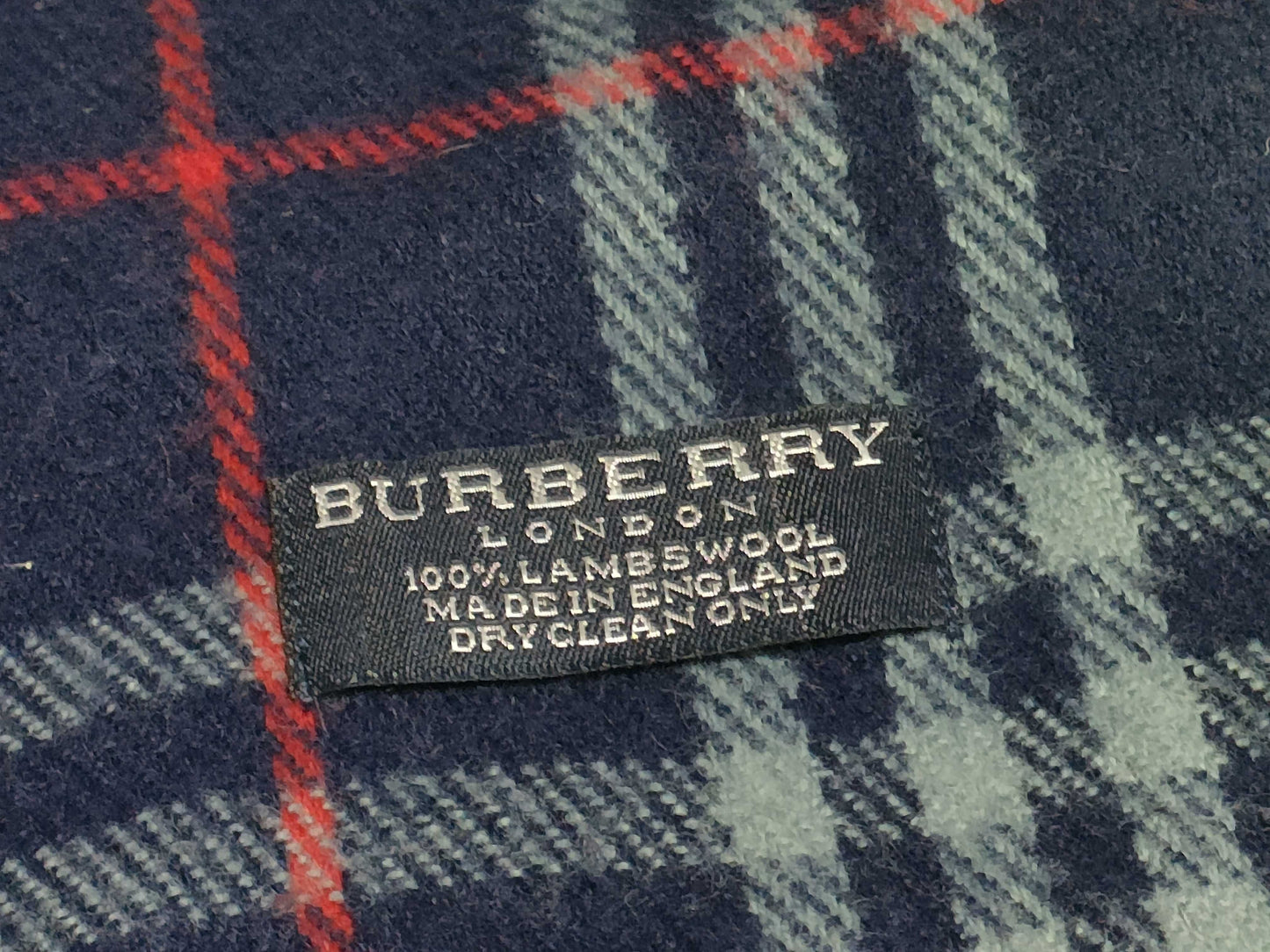 BURBERRY Nova Check Lambswool Scarf