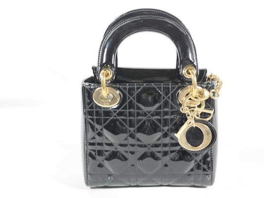 Christian Dior Dior Enamel Lady Dior Handbag Handbag