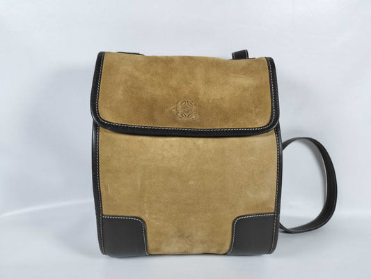LOEWE Suede Backpack Backpack